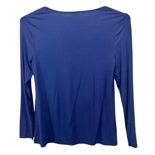 Soma Womens Shirt Size XS Oversized Sleep Shirt Relaxed Fit Loungewear Navy Blue