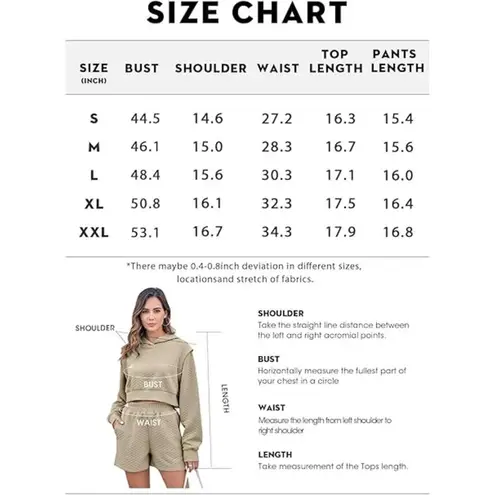 Lounge Fazortev Womens 2 Piece Outfits Cropped Hoodie Sweatshirt  Shorts Casual