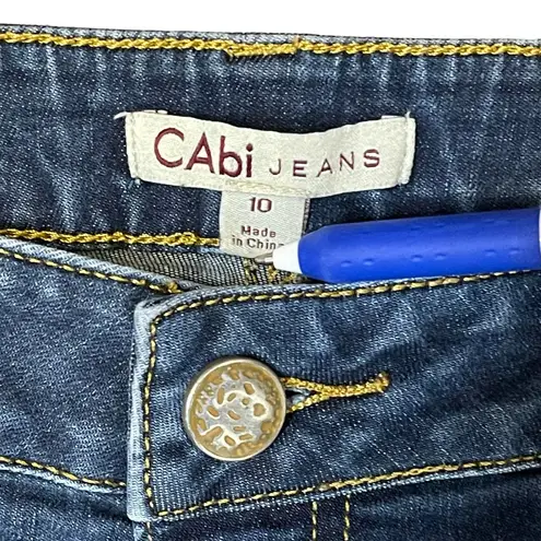 CAbi  Jeans Size 10 Bootcut Blue Cotton‎ Denim Stretch Womens Style #120 31X31