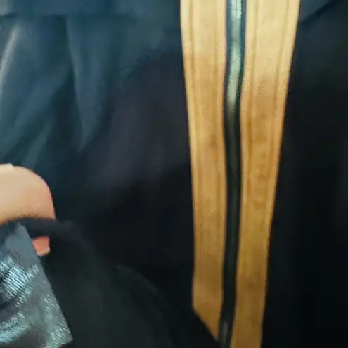 TOCCIN Black & Tan Faux Suede Stretch Hourglass Sheath Mini Dress Size 10