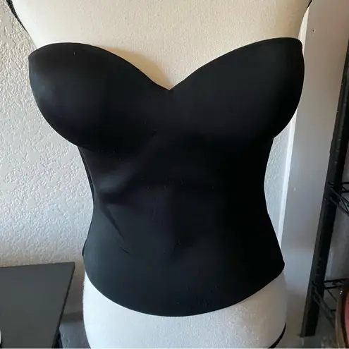Gillian O’Malley Strapless Corset, Black, 34B Black Size undefined