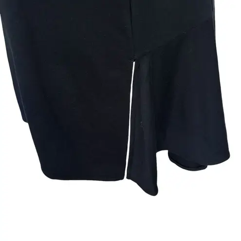 Soft Surroundings Women's Jacket Top Size XL Calista Black Full Zip Tunic