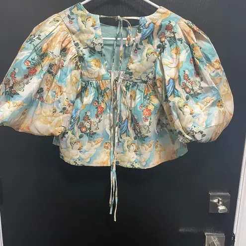 LPA NWOT  Abena Top in Cherub Multi size Small $198