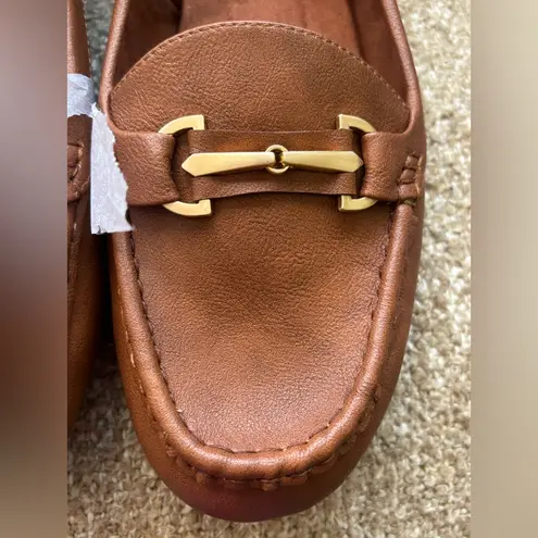 Aerosoles ❤️🤎NWT Mocasin  Brown Loafers with Gold Accents🧡🤎