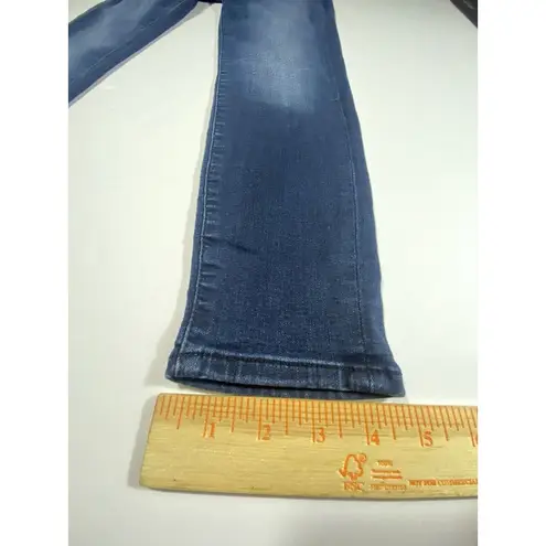 Mavi Jeans Ankle Dark Wash Mid Rise Skinny Leg Women's Size 28 Comfort Stretch Blue