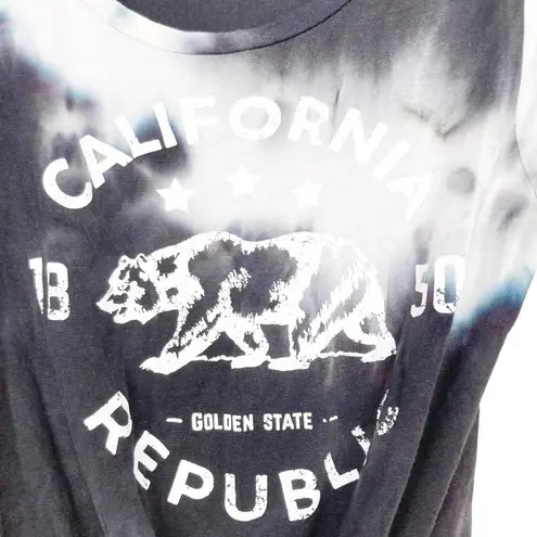 Rebel Sugar California Republic Tie Dye Shirt Sz XS
