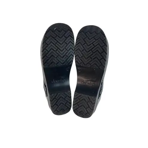 Dansko Black Patent Leather Comfort Clog Shoes Womens 10.5-11 Nurse Professional