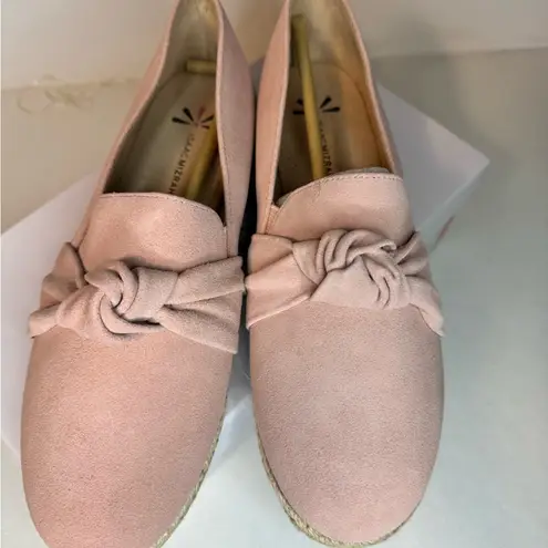Isaac Mizrahi Live! Knotted Espadrille rose water casual classic style comfy