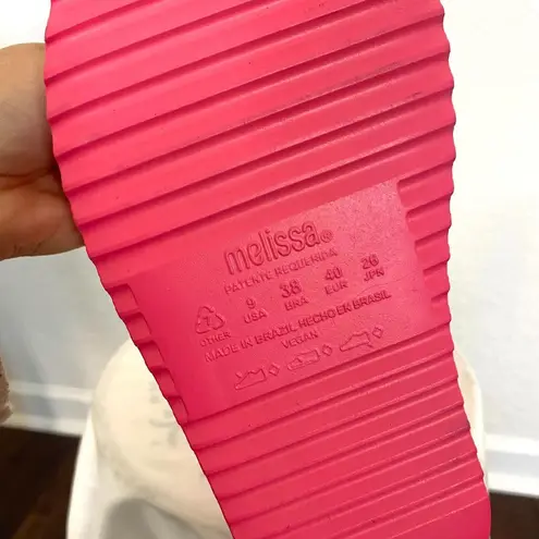 Melissa Brave Papete Fuchsia Pink Orange Platform Sandal NEW Size US 9