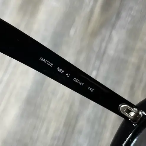 Jimmy Choo Women's Black MACE/S NS8/IC Plastic Frame Sunglasses sz 53-21-145