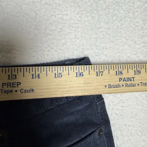 L.L. Bean Womens Favorite Fit Corduroy Pants Size 12 Tall Blue Holiday Boho