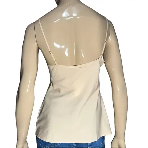 Josie Natori Womens Size S Nude Tan Adjustable Spaghetti Strap Tank Camisole Top