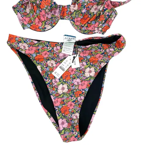 J.Crew  X Liberty of London Swim Meadow Song Floral Bikini Set New