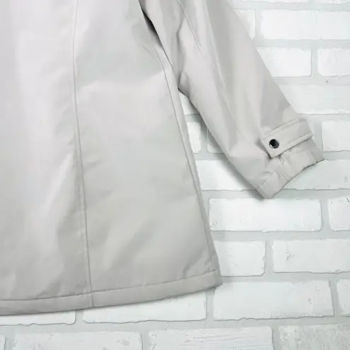 HFX Women's Water Wind Resistant Hooded Winter Coat Beige Size L Tan Size L