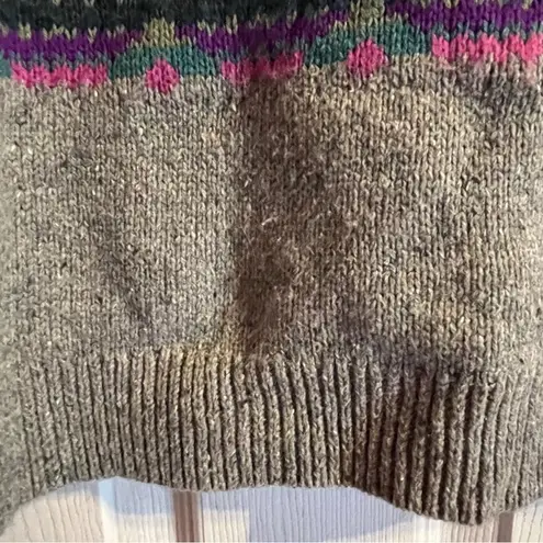 CHAPS  Navajo Tribal Sweater‎ Sz Petite XSmall Fair Isle Bright Colors Comfy Cozy
