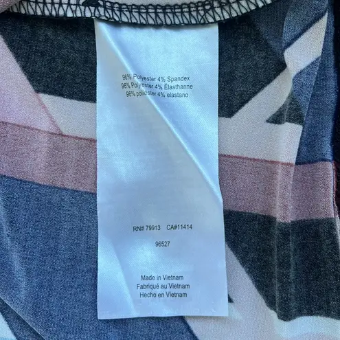 Motherhood Maternity Pattern Waist Tie Wrap Short Sleeve Dress in Women's Small - Image 7