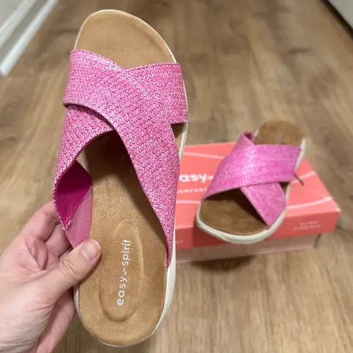 Easy Spirit | Women's Taite Square Toe Casual Flat Sandals