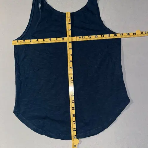 Salt Life Flowy Crop Tank Top Womens Size S Blue Soft Full Lightweight Comfy