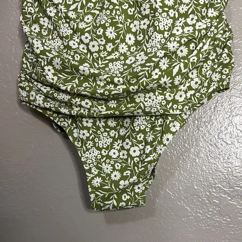 Catalina Swim Green Floral One-Piece Swimsuit