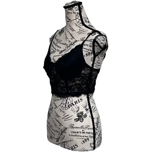 Black Goth Grunge Moto Biker Lace. Rocket Corset Top Lined Witchy Vampy S Fairy