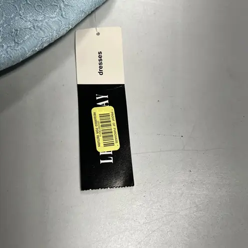 Leslie Fay Women's Pencil Skirt Sz 14 Bluegreen Floral Elastic Waist SEE DESCRIP