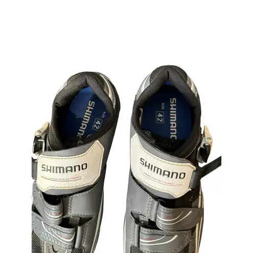 Shimano Women's Shoes Cycling Road Bike Tour Gray Cleats Sneaker Sz.42 Size 11.5