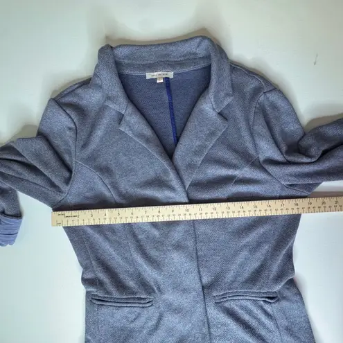 Skies Are Blue Textured Knit Blazer Jacket Large Jacket Stretch Office Workwear