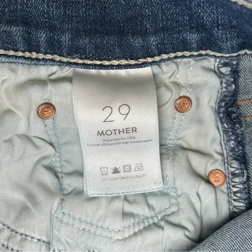 Mother The Insider Crop Step Chew Dancing On Coals Jeans women’s size 29 Blue