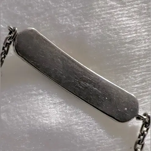 Cartier white 18k Gold identity Chain Bracelet