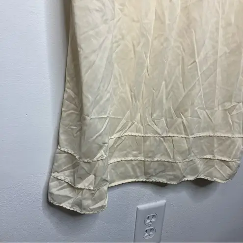 Vintage wonder maid strapless slip gown no cling USA union made size 36 White