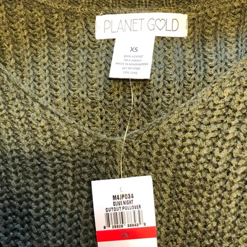 Planet Gold New Dark Green V-neck Chocker Top size XS