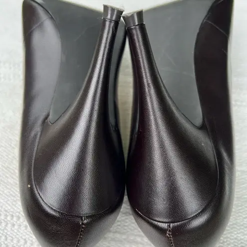 BP  Nordstrom Brown Pointed Toe Leather Heels Size 7