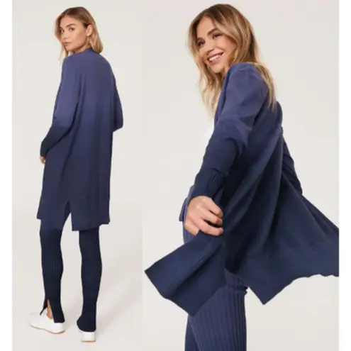 Central Park West New York Swinton Cardigan Ombre Blue Women's Size Medium