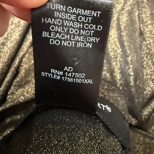 Ashley Stewart Pants Size 22/24 Black and Gold