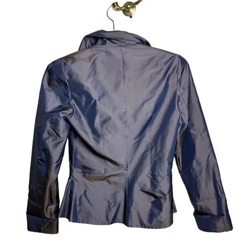 Renato Nucci Silk Purple Iridecent One Button Jacket Sz. 36 (US S)