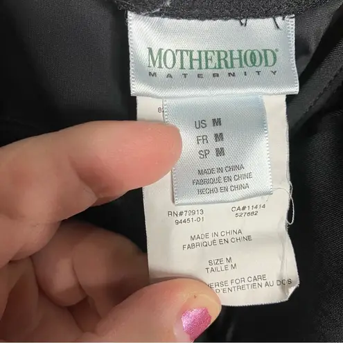 Motherhood Maternity black one piece swimsuit size medium