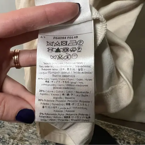 Liu Jo Ivory and Blue Toile Floral Silk Dress Medium