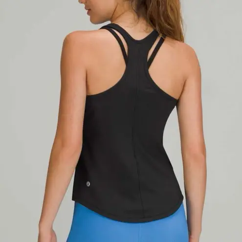 Lululemon NWT  Base Pace Tank Ribbed in Black 4 - Image 2