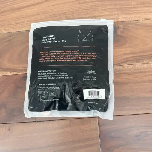 Truekind Daily Comfort Wirefree Shaper Bra Black Beige Size L Tan Size L