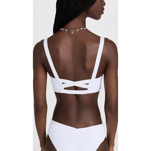 NWOT L*Space Vera Bikini Top in Cream Size L Ribbed $88 White Size L