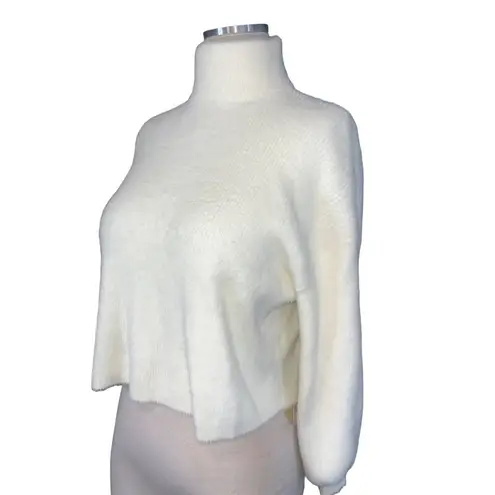 Michelle Mason  Turtleneck Sweater in Ivory Small New Womens Knit Top