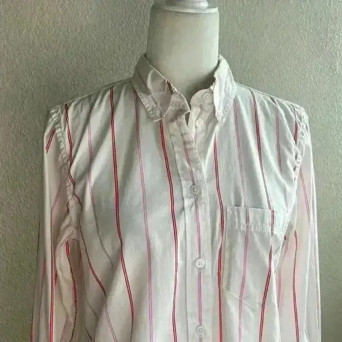 J.Crew  - Classic-fit washed cotton poplin‎ shirt in candy stripe