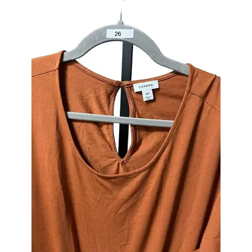 Cuyana  Open Back Jumpsuit Size medium Ginger