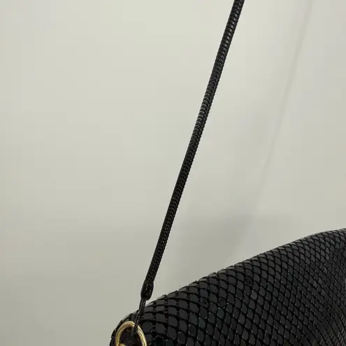 Vintage Black Mesh Metal Crossbody Purse Evening Formal