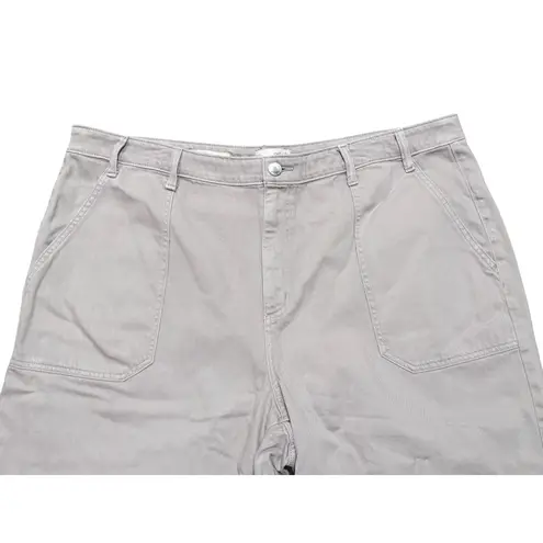 Universal Threads Universal Thread Womens Plus Size 20 2X High Rise Wide Leg Pants Khaki Tan