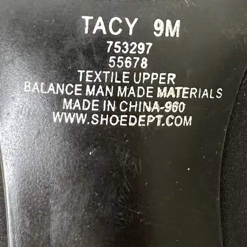 Impo Black Strappy Lace Up Heels