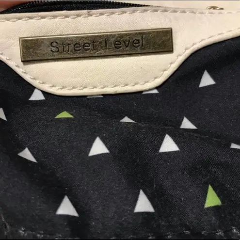 Street Level White shoulder bag/clutch/wristlet