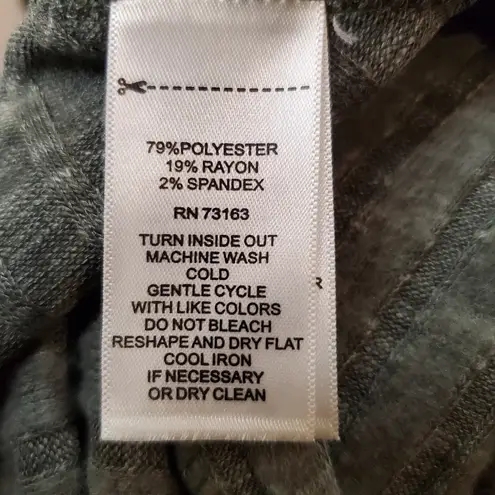 Cable & Gauge Button Down High Low Striped Top S