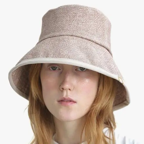 UNDERCONTROL Vintage Long Brim Packable Travel Safari Korea Tan Bucket Hat