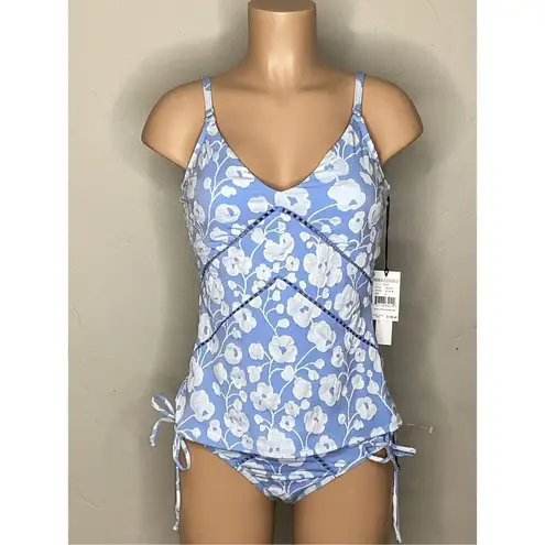 Robin Piccone New. blue floral tankini set. Medium. Retails$204